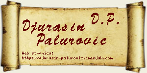 Đurašin Palurović vizit kartica